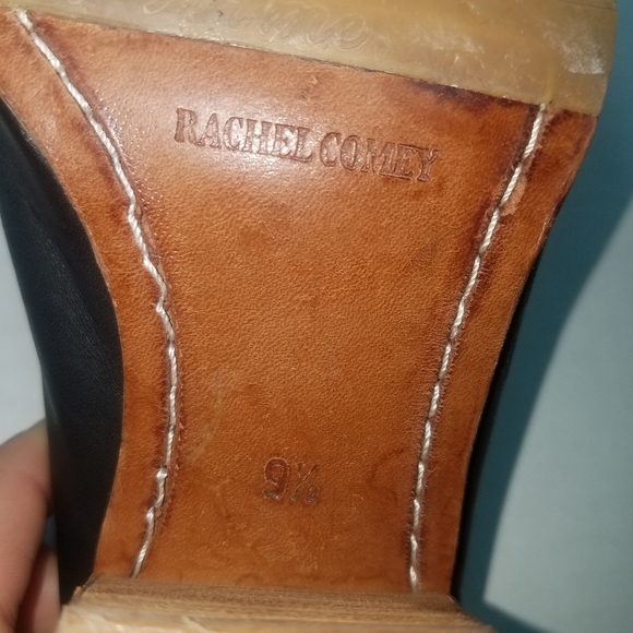 🌸 Rachel comey | Black Leather Mules, Black Natural 8‎ - Picture 2 of 9